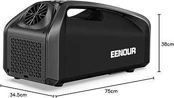 EENOUR ポータブルスポットクーラー Amazon | EENOUR ポータブルエアコン QN750 デュアル換気